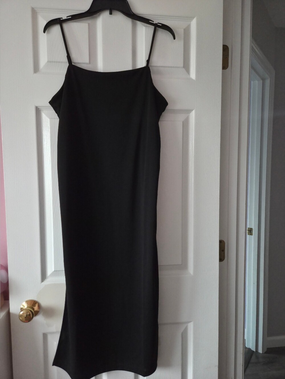 H&M Black Dress with Bottom Side Slit Size M